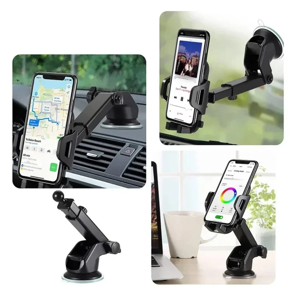 360° Windshield Car Phone Holder