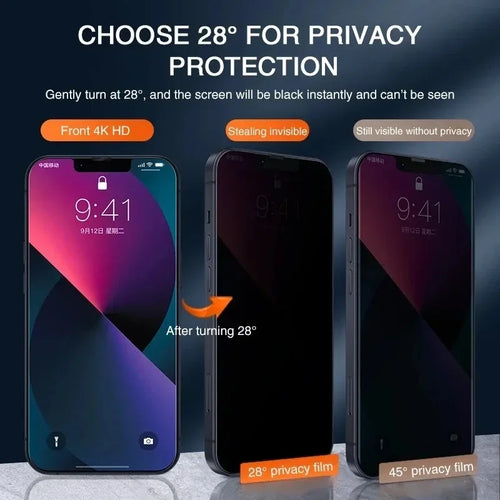 Privacy Screen Protector for iPhone & Samsung
